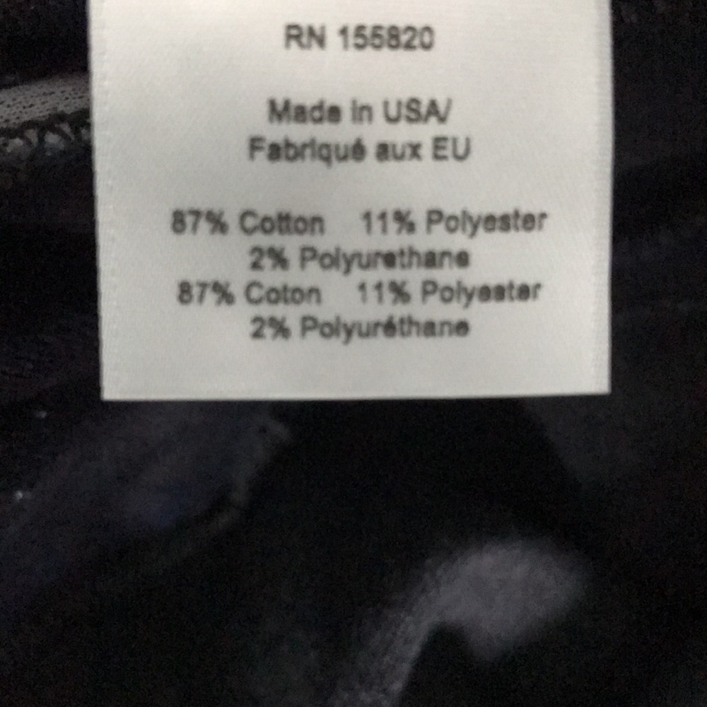 Price is firm New VERONICA BEARD Dark Indigo Lace-up Front Stretch Denim Size 25 - Picture 8 of 15